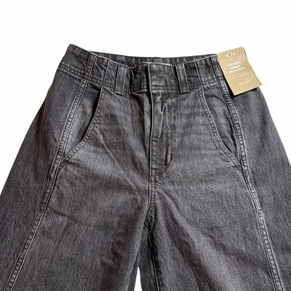 Madewell Tapered Denim Trousers | Size 24 | High Rise